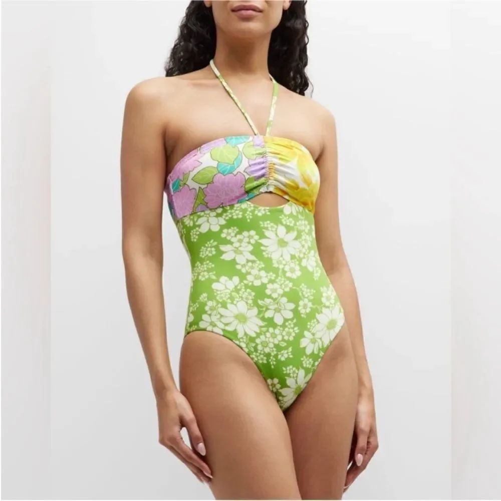 Alemais NWT ELORA RUCHED ONE PIECE
SWIMSUIT XS